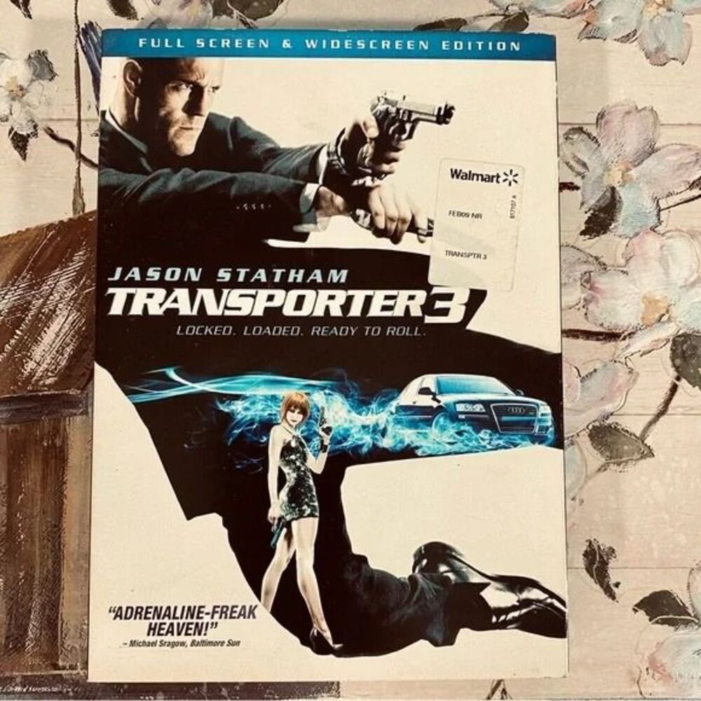 Transporter 3 DVD Jason Statham Robert Knepper Full and Wide Screen Rated PG13